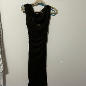 Reformation Adrielle Knit Dress Coco Textured Fabric